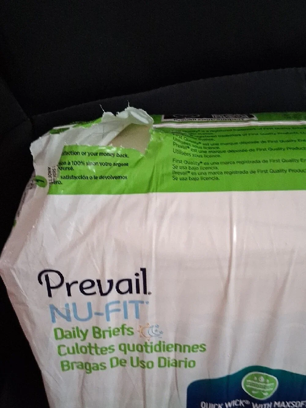 Nu-Fit Daily Briefs - Extra Large, Green (20 Count) - Picture 7 of 7